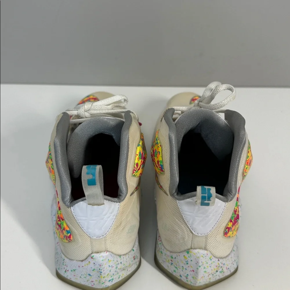 Nike Lebron James Fruity Pebbles Sneakers Size 7Y